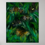 Jungle Eyes Art Poster/Print