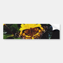 Jungle fowl, Gallus gallus  flowers Bumper Sticker