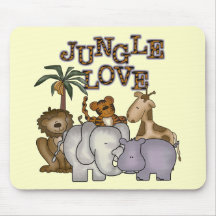 Jungle Love Tshirts and Gifts Mouse Pad