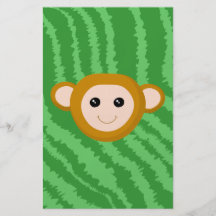 Jungle Monkey, Face. Personalized Flyer