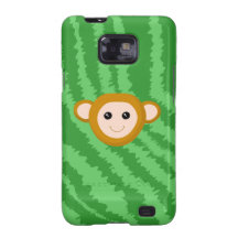 Jungle Monkey, Face. Samsung Galaxy S Cases