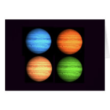 Jupiter Collage Greeting Card