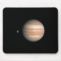 Jupiter Earth Comparison Mouse Pads