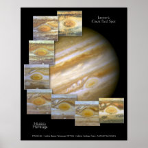 Jupiter Red Spot Hubble Telescope Photo Print