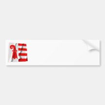 Jura Waving Flag Bumper Stickers