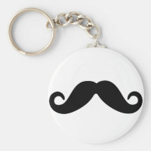 just a moustache keychain