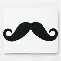 just a moustache mousepad