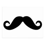 just a moustache postcard