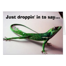 Just droppin' in to say... cards