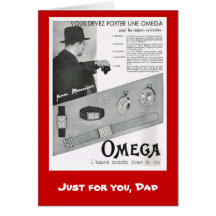 Just for you dad, Omega Cards
