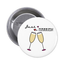 Just Married Button