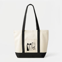 Just Married - - Customised Tote Bags