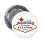 Just Married In Fabulous Las Vegas 2012 Vegas Sign Pin