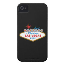 Just Married In Fabulous Las Vegas 2012 Vegas Sign Case-Mate iPhone 4 Cases