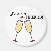 Just Married Magnets