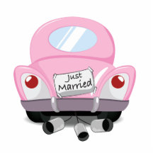 just+married,married+car,cartoon+marriage+car,marr photo sculpture