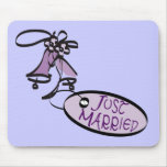 Just Married Mousemats