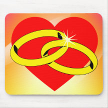 Just Married mousepad
