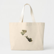 just money canvas bag
