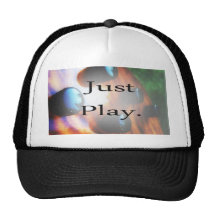 Just Play music design with tiger bass background Hats