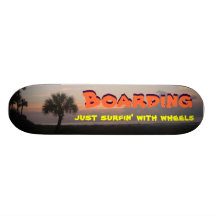 Just Surfin' with Wheels Custom Skateboard
