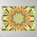 Just Weird Kaleidoscope Style -  Canvas Poster