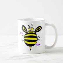justbeecuz coffee mugs