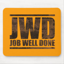 JWD Job Well Done - Wash Design Mousepads