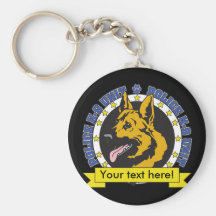 K9 German Shepherd Key Chains