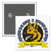 K9 German Shepherd Pins