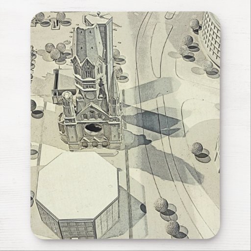 Kaiser Wilhelm Church, Berlin, Model Mouse Pad