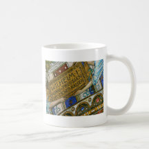 Kaiser Wilhelm Church, Berlin, Plague, Mosaic Tile Mug