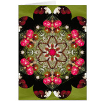 Kaleidoscope Kard for Christmas Greeting Card