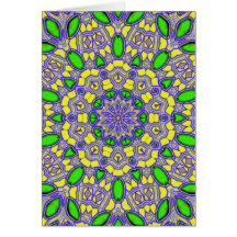 KALEIDOSCOPE PATTERN GREETING CARDS