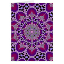 KALEIDOSCOPE PATTERN GREETING CARDS