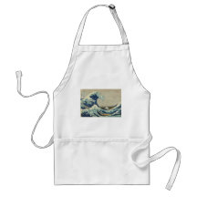 Kanagawa Wave by Katsushika Hokusai Apron