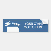 KANSAS STATE MOTTO T-SHIRT T-shirt Bumper Stickers