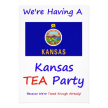 KANSAS T.E.A. PARTY INVITATIONS
