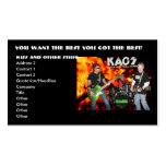 kaos business cards