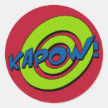 Kapow Comic Book Sticker