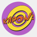 Kapow Comic Book Sticker