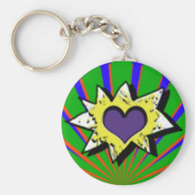 KAPOW! I love you Keychain
