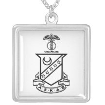 Kappa Sigma Crest - Black and White Pendants