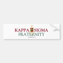 Kappa Sigma Fraternity Bumper Sticker