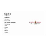 Kappa Sigma Fraternity Business Cards