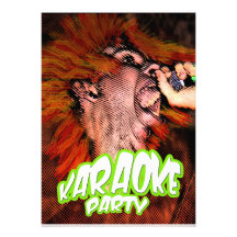 Karaoke Party Personalized Announcement