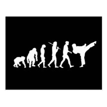 Karate lovers Dojo training gift Postcard