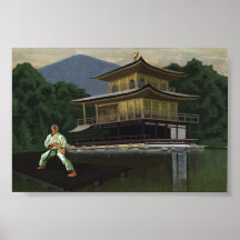 Karate Pavillion Print