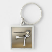 Karate Sensei Keychain