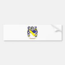Karel Coat of Arms (Family Crest) Bumper Stickers